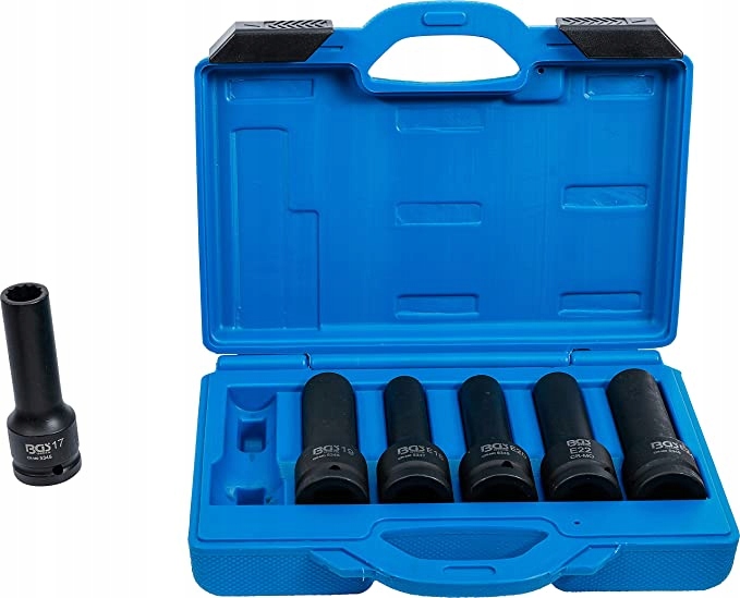 Sada nástrčiek 12-hran 3/4" 6 ks