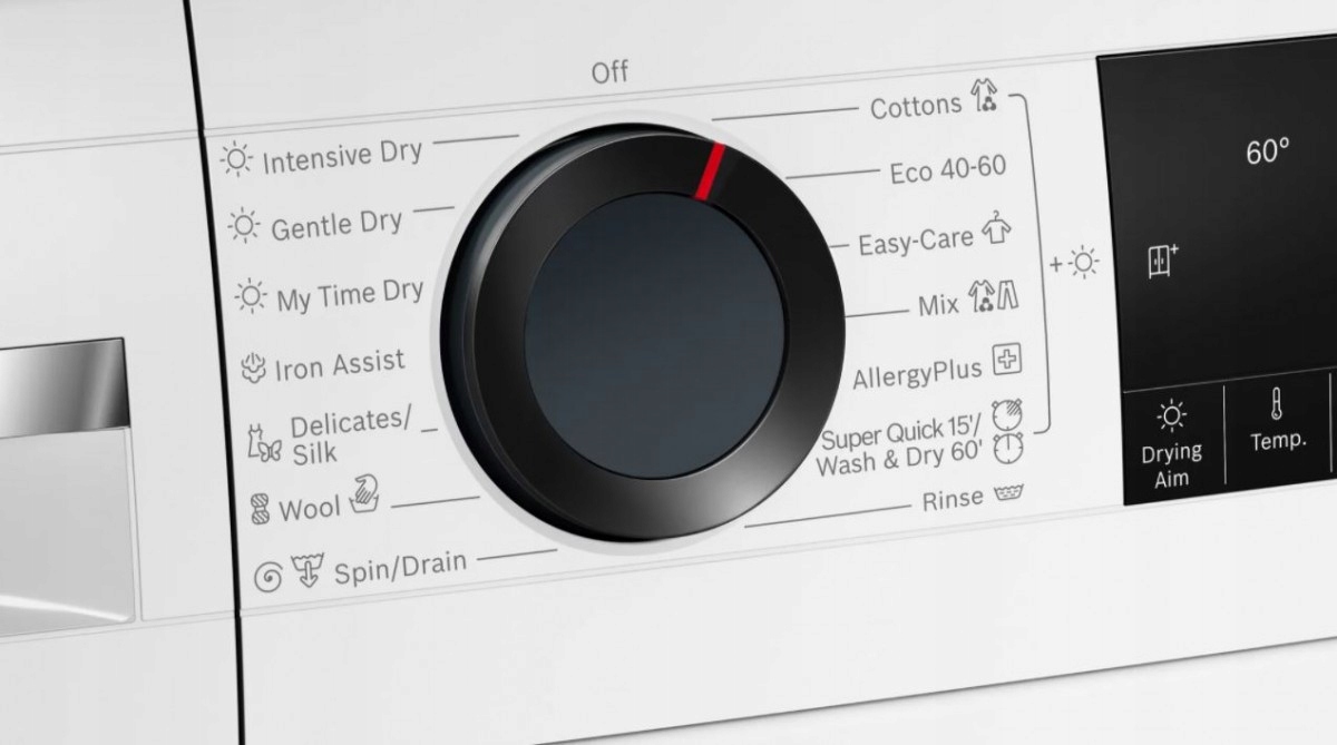 Pralko-suszarka BOSCH WNA14400EU Sposób załadunku od frontu