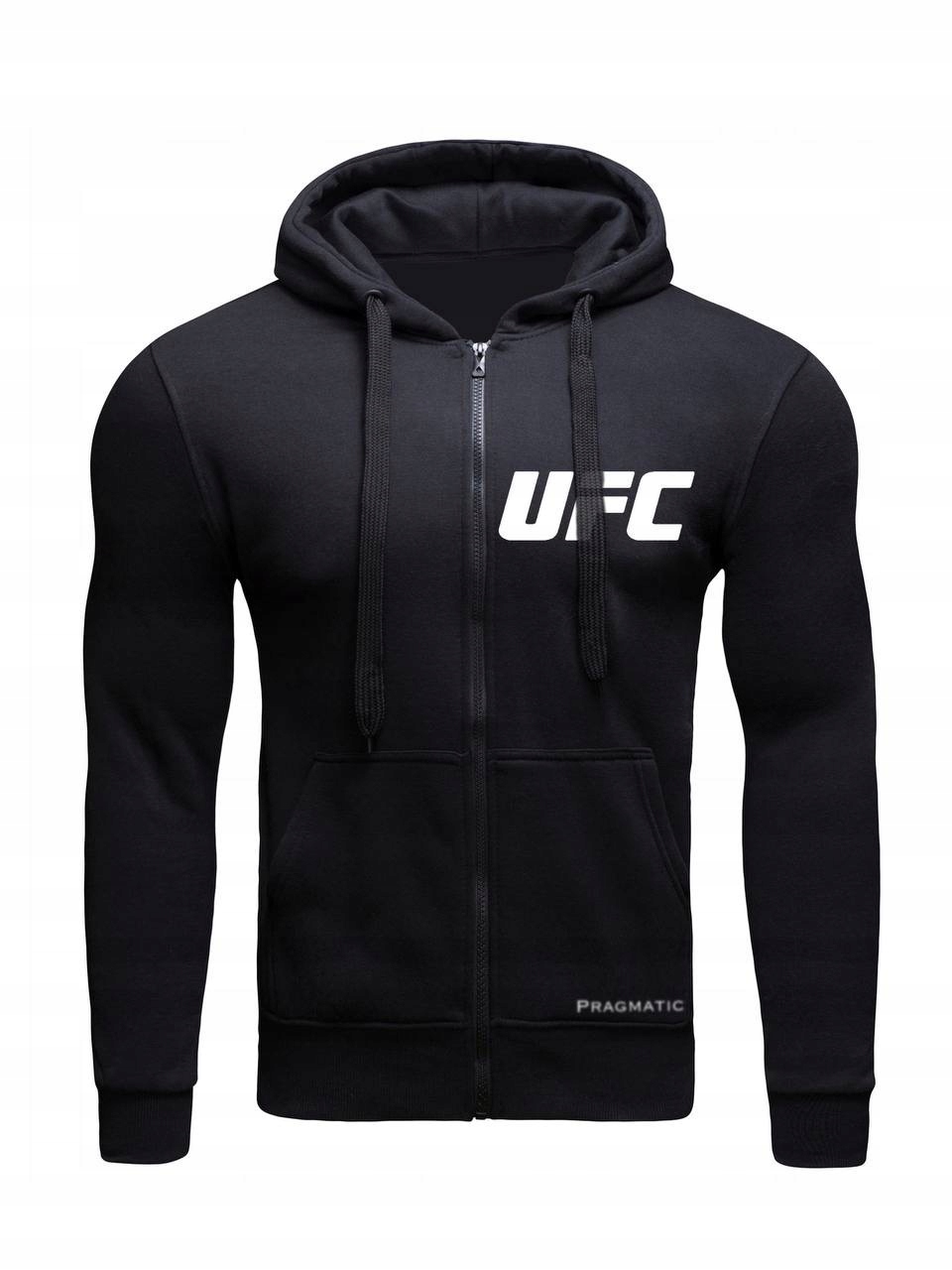 

Bluza Męska Czarna Ufc Rozpinana Z Kapturem L