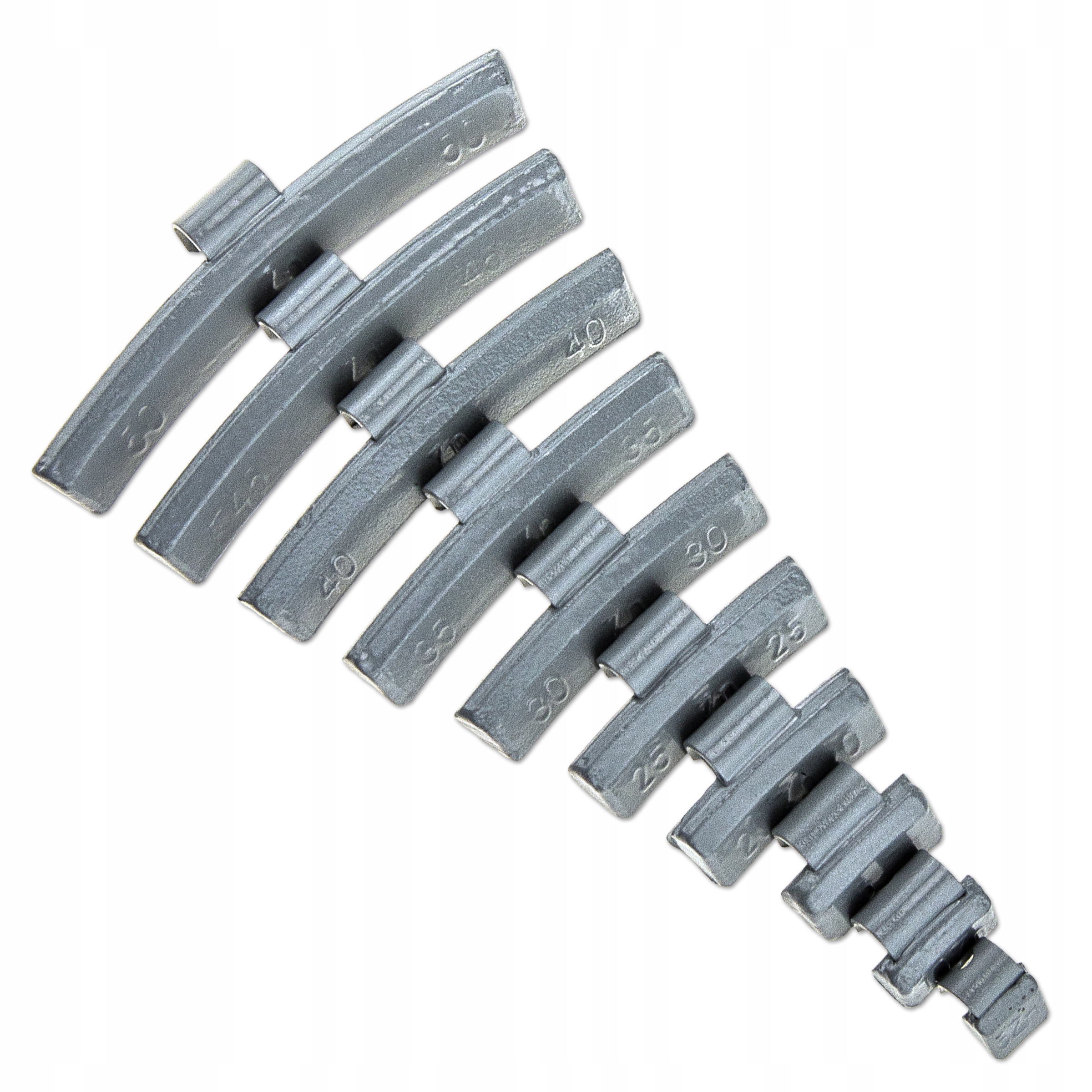 ZESTAW CIĘŻARKÓW NABIJANYCH DO FELG ALUMINIOWYCH 5-50G CYNKOWE 800SZT. STIX Marka Stix