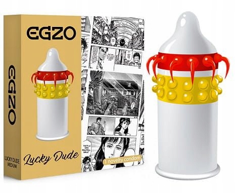 

Egzo Lucky Dude Prezerwatywa Medium