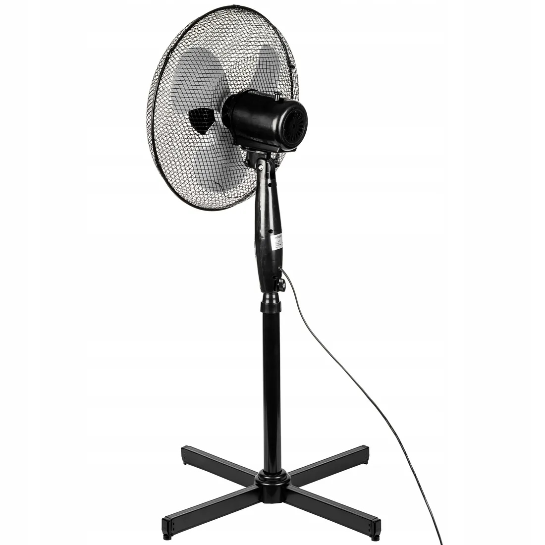 WIATRAK STOJĄCY WENTYLATOR PODŁOGOWY CZARNY/ BIALY Model HURRICANE