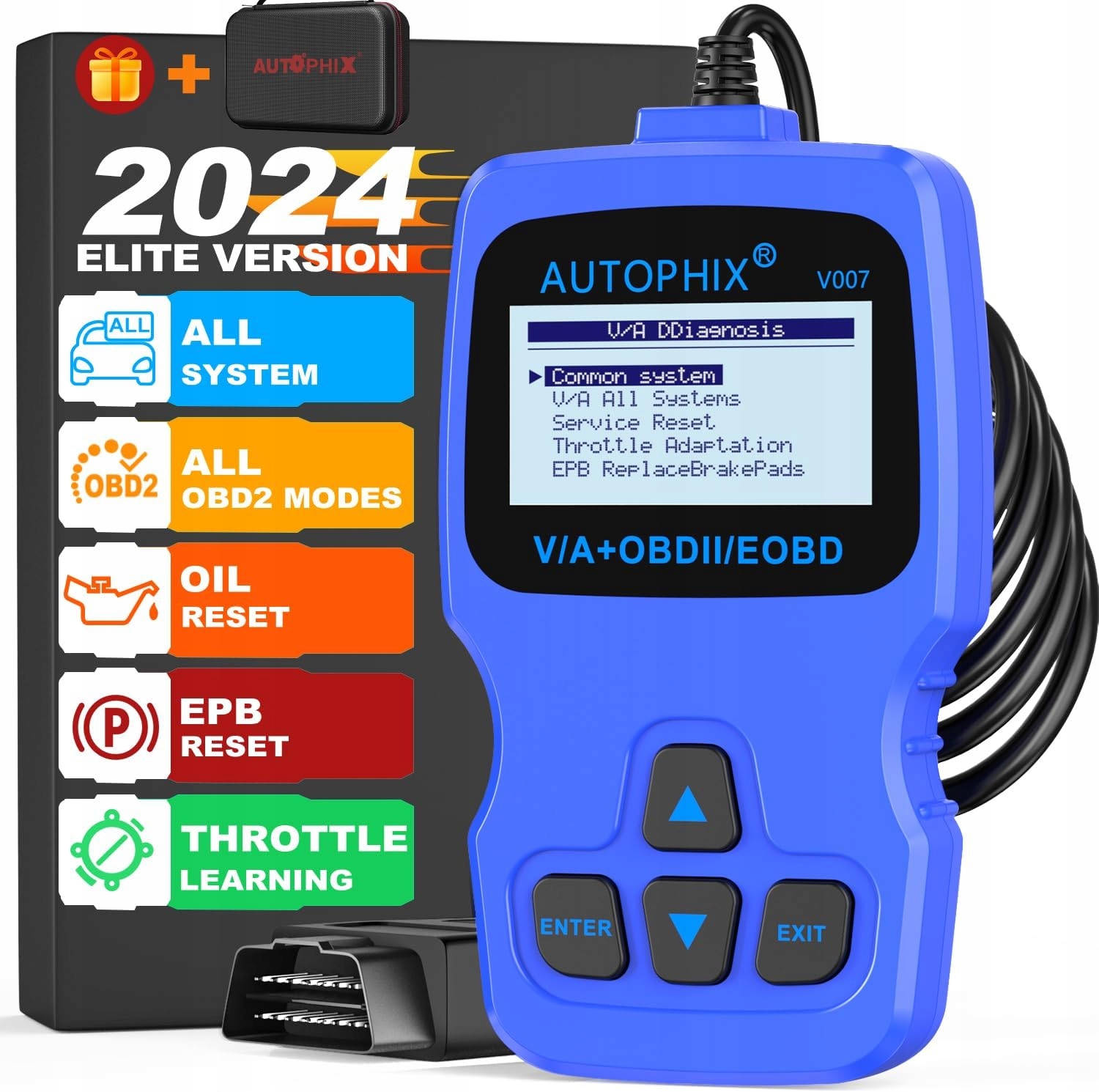 Skaner OBD2 AUTOPHIX V007 Volkswagenem VW Audi