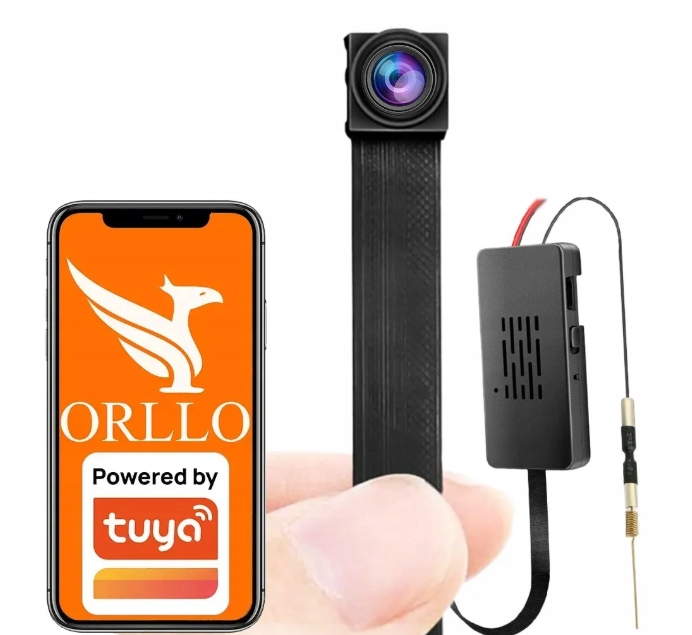 Skrytá špionážní mini kamera Orllo C2 Pro WiFi Bezplatná aplikace Tuya