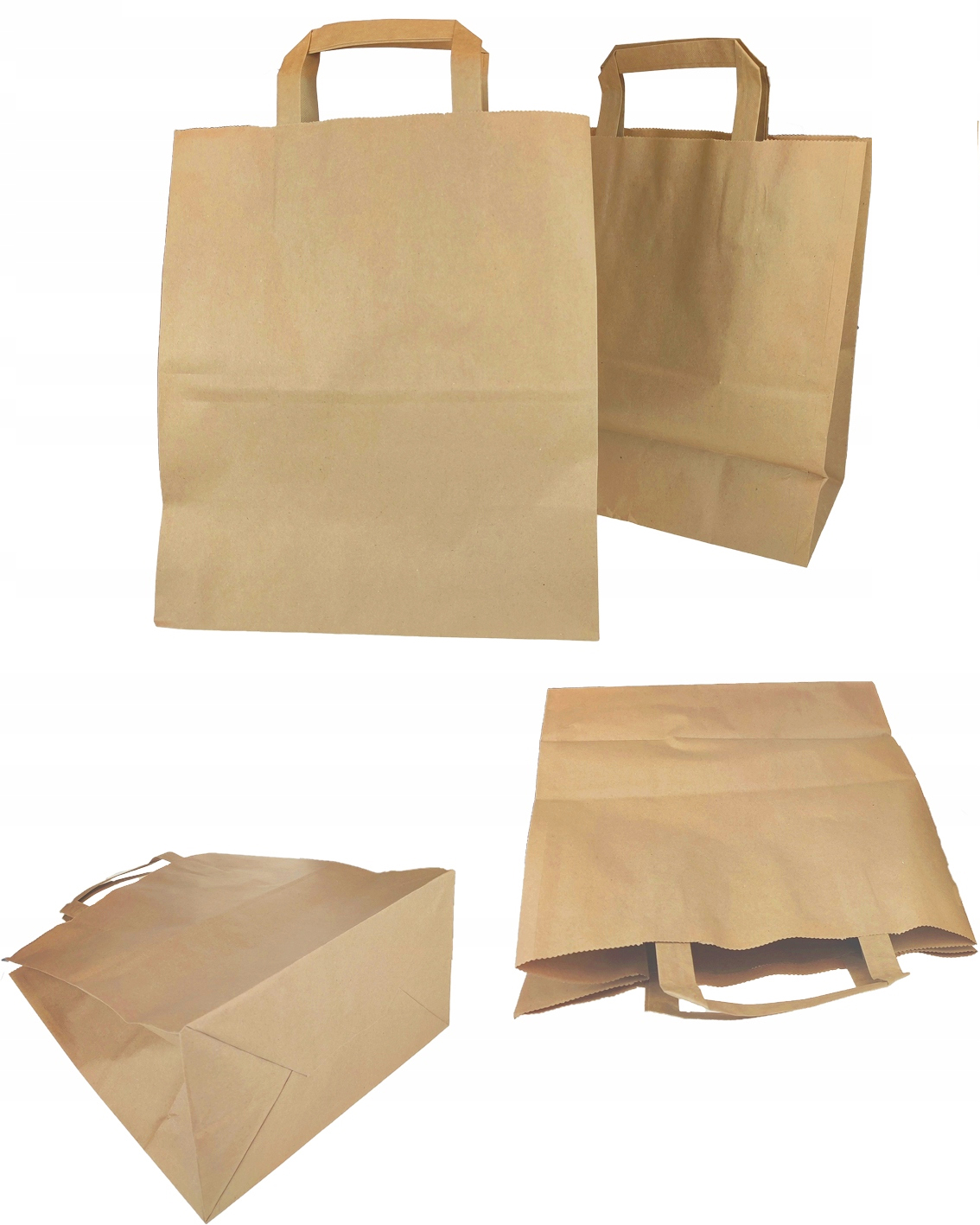 

Torba papierowa Ekologiczna brązowa 26x14x30 50szt