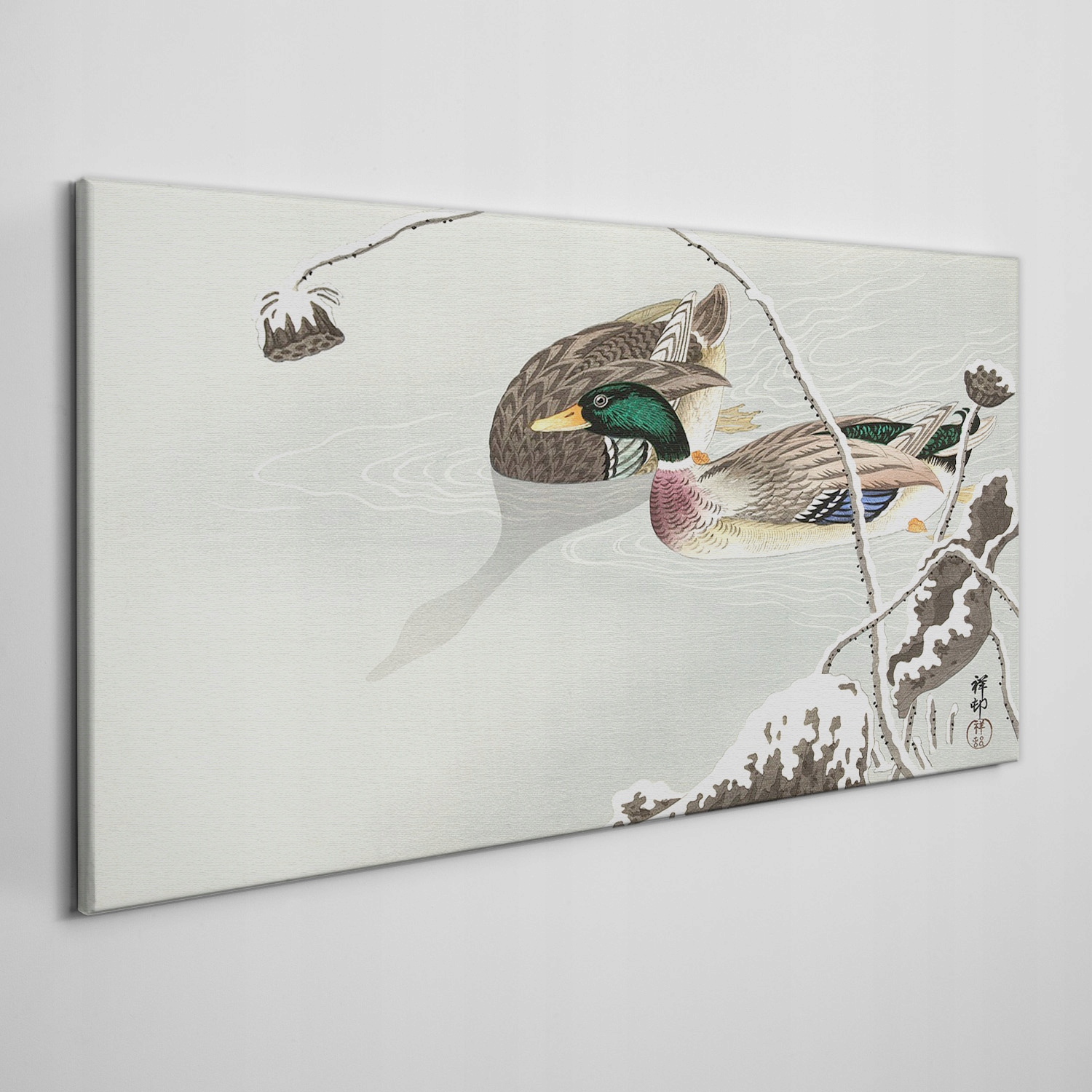 

Obraz na płótnie Zwierzęta ptaki woda 140x70 cm