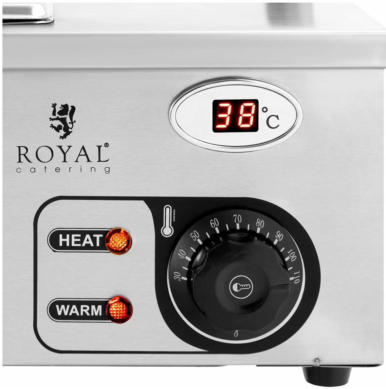 Bemar 2000W 4 x GN 1/2 kranik spustowy ROYAL CATERING RCBM_GN1/2_3 10012622