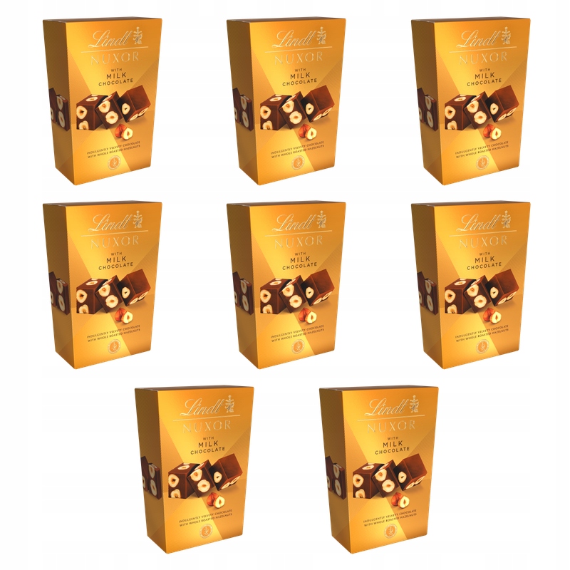 Lindt Nuxor Milk 150 g X8