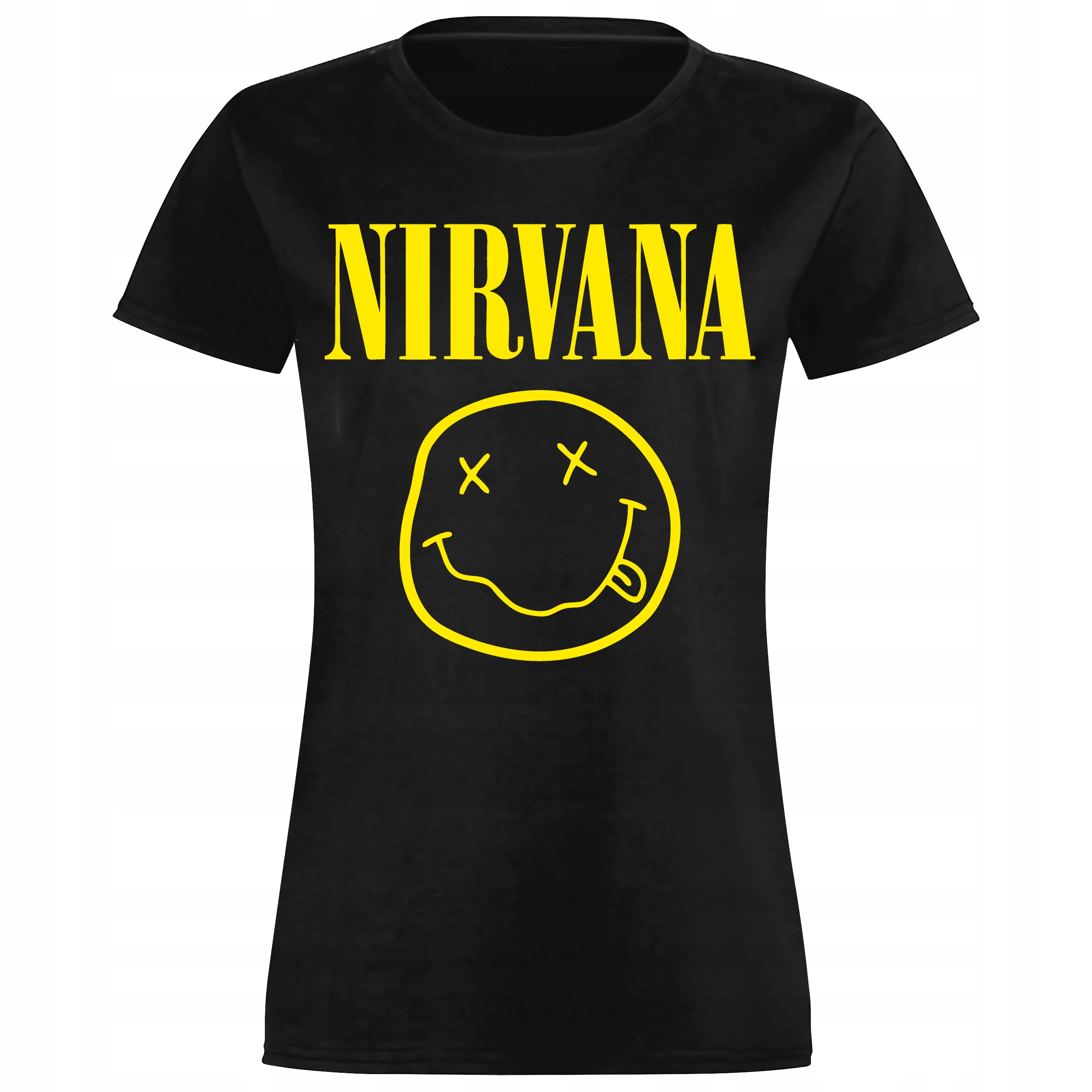 

Damska Koszulka Nirvana Smile Legend Roz L