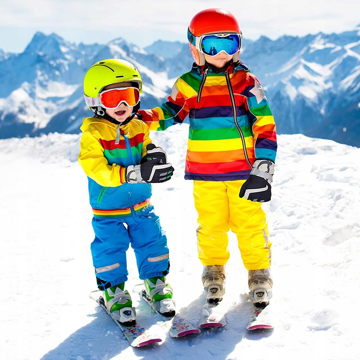 goc/RĘKAWICZKI DZIECIĘCE NARCIARSKIE ZIMOWE CIEPLE Wiek dziecka 0 +