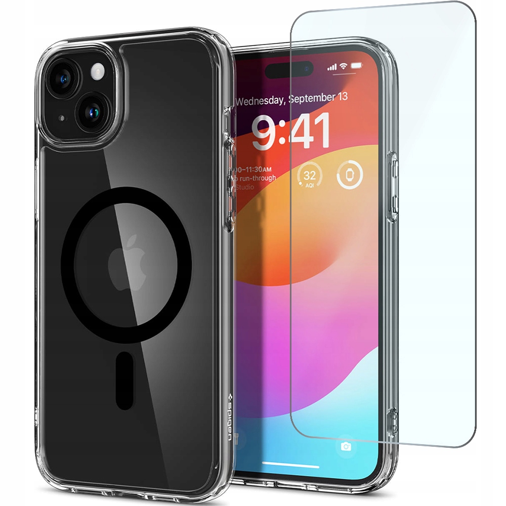 Pouzdro Spigen pro iPhone 15, pevné, ochranné, pouzdro pro MagSafe sklo