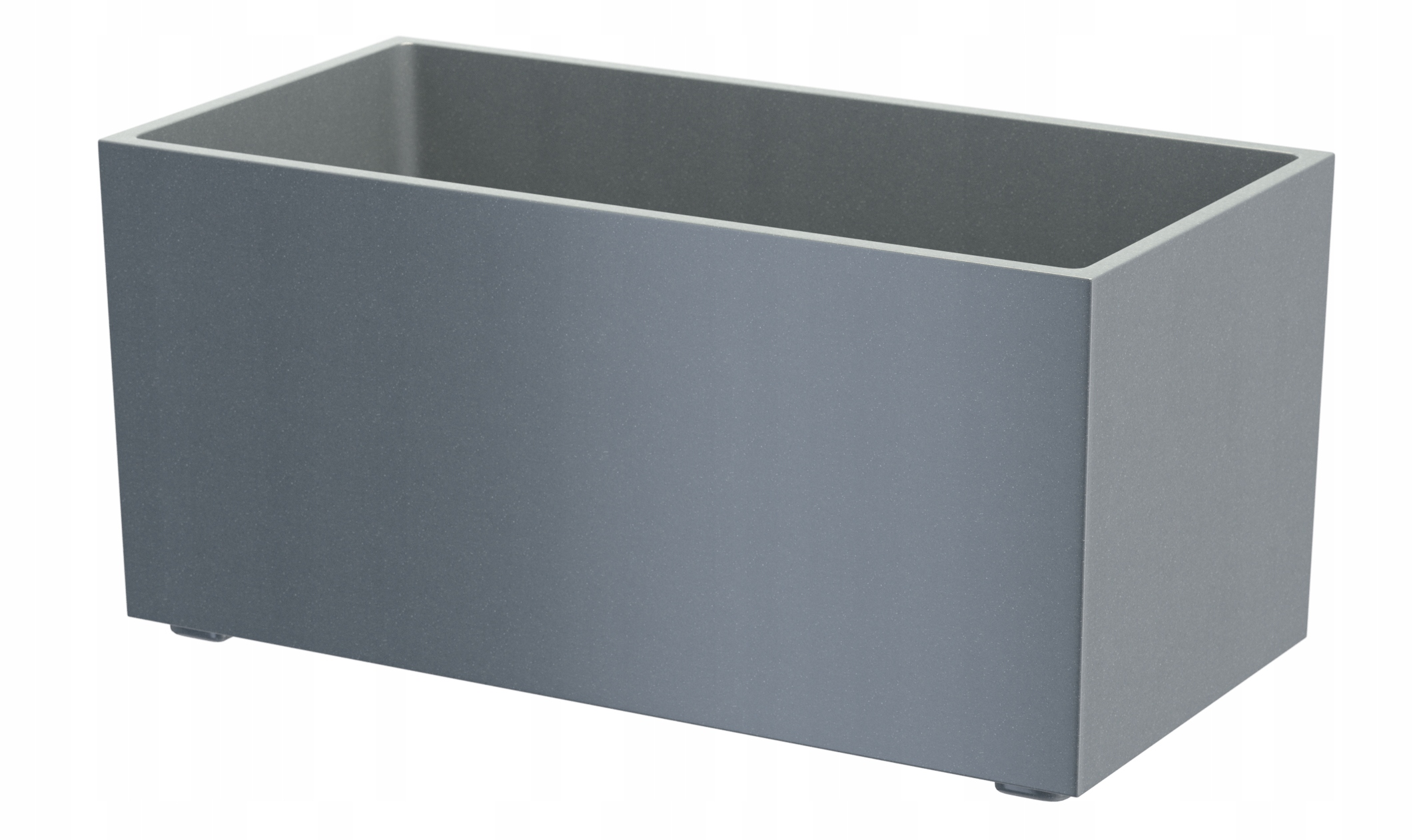 Granitová Kvetináčka Argos Long 60 Antracitová na terasu
