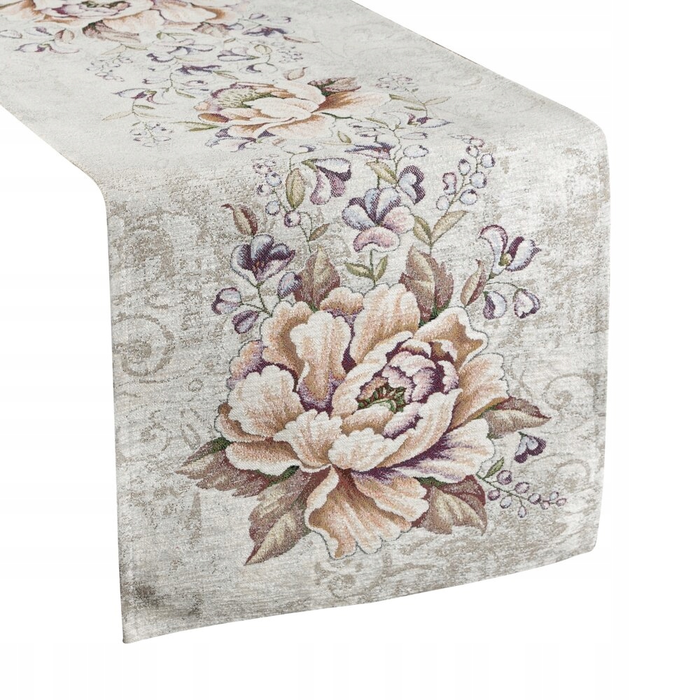 

Bieżnik z tkaniny gobelinowej w kwiaty 40X100