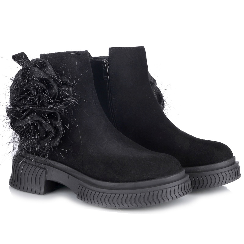 Dámské kotníkové boty Bombonella 8T P323 24-231 010 černé Kůže Vel. 37