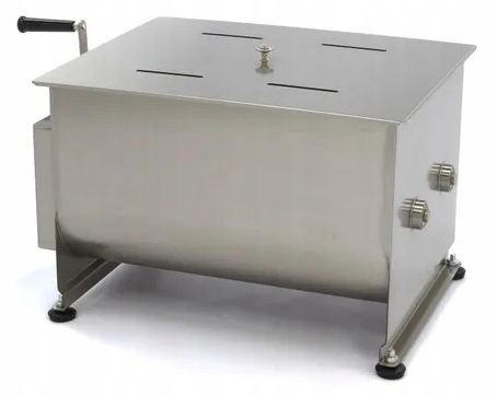 Ręczna mieszałka do mięsa i farszu podwójna oś 50L 37,5kg Maxima 09368002