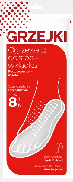 10 x Ohřívač nohou 1 Pár nohou Grzejki vložky S/m