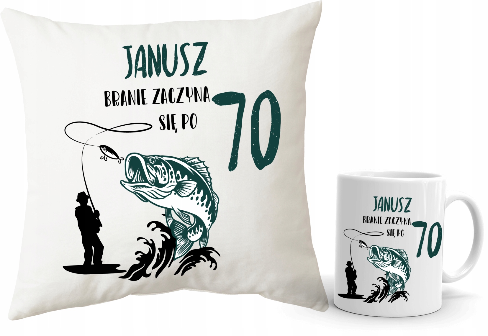 

Poduszka kubek na 70-te Urodziny 70 Lat