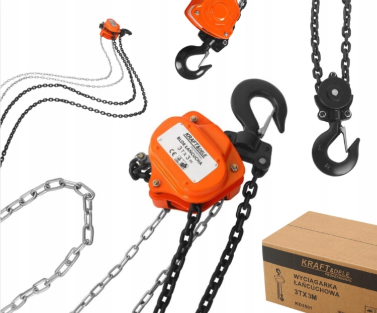 Ruční Naviják 3T 3M KD3501 Kraft&dele