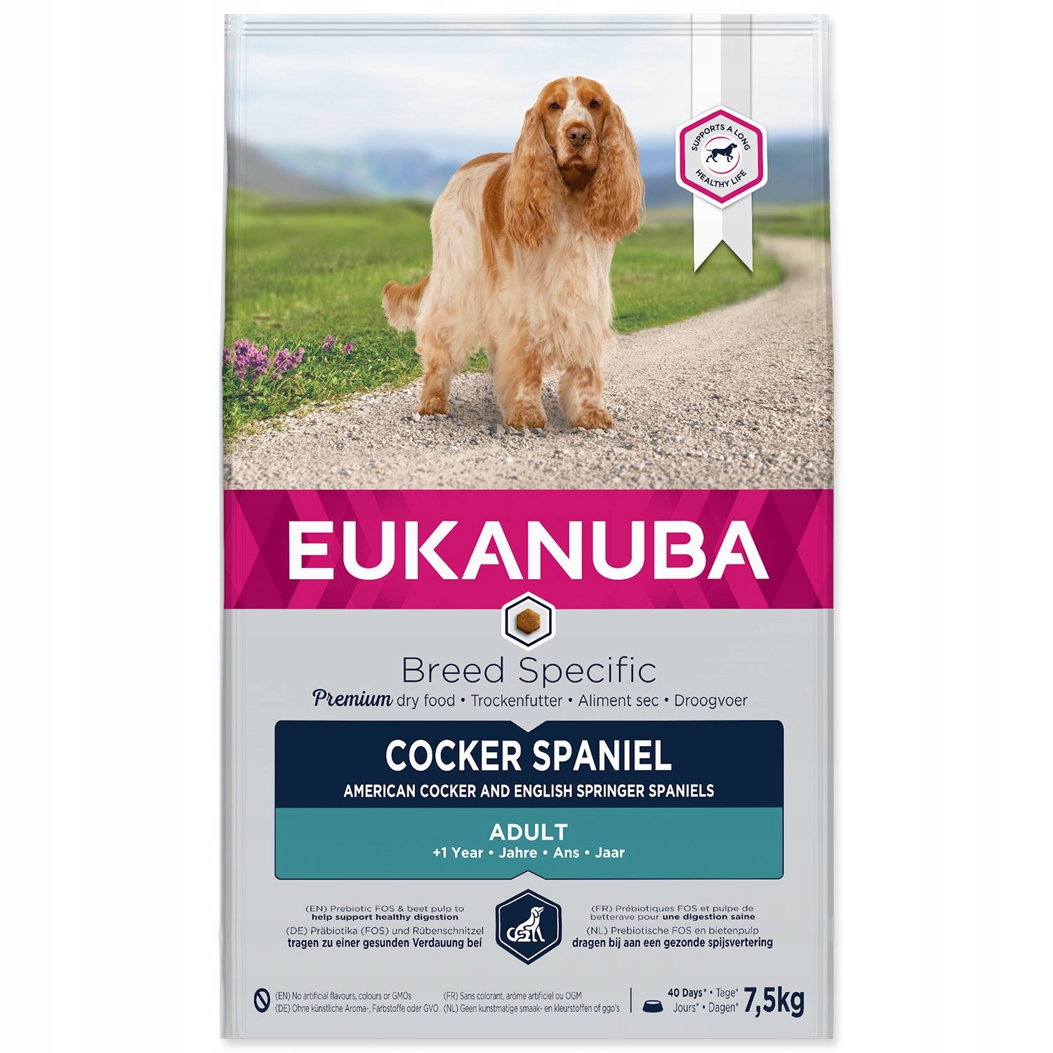 Levně Krmivo Eukanuba Cocker Spaniel 7,5kg