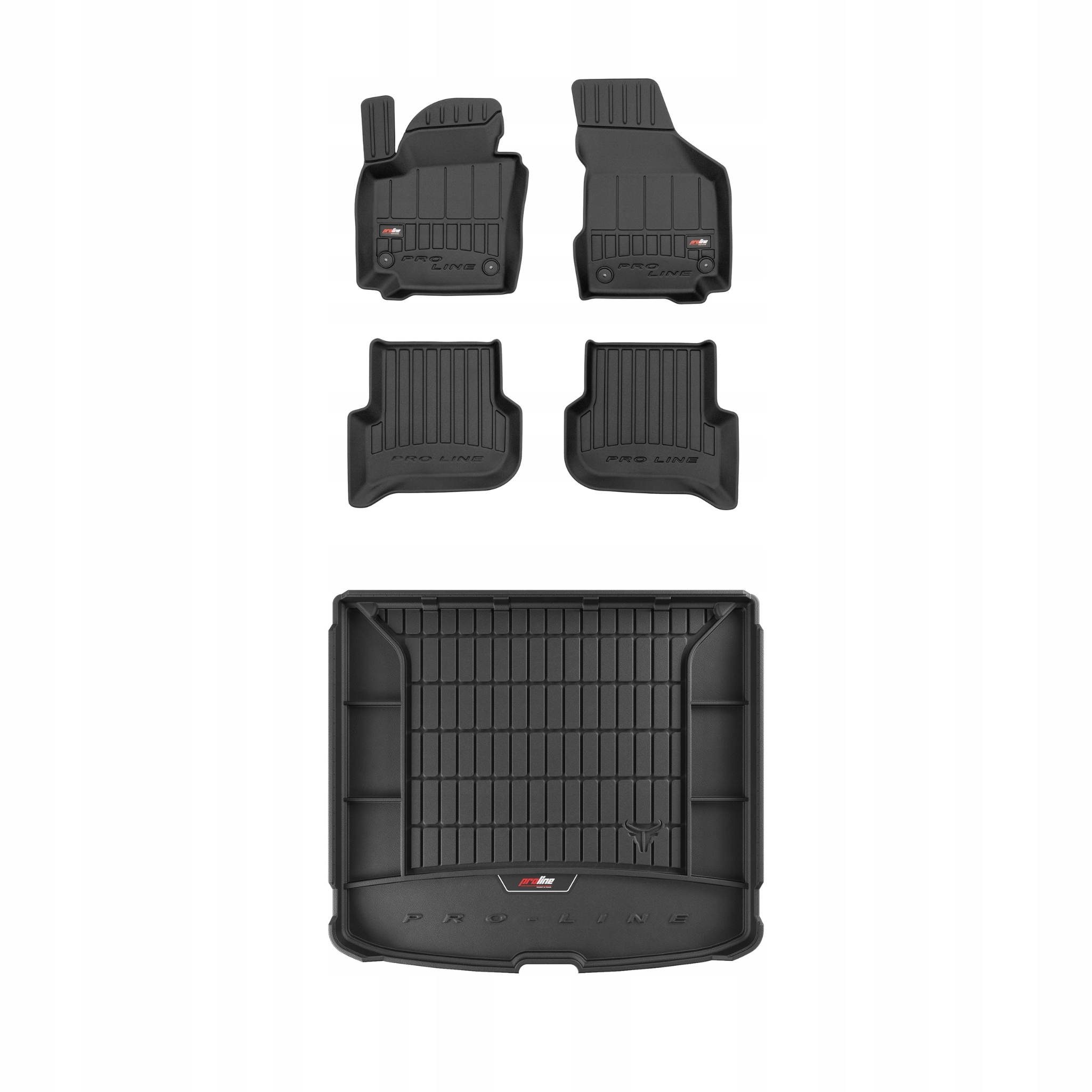 Frogum 3D Sada gumových koberců a rohože s logem pro Seat Altea XL