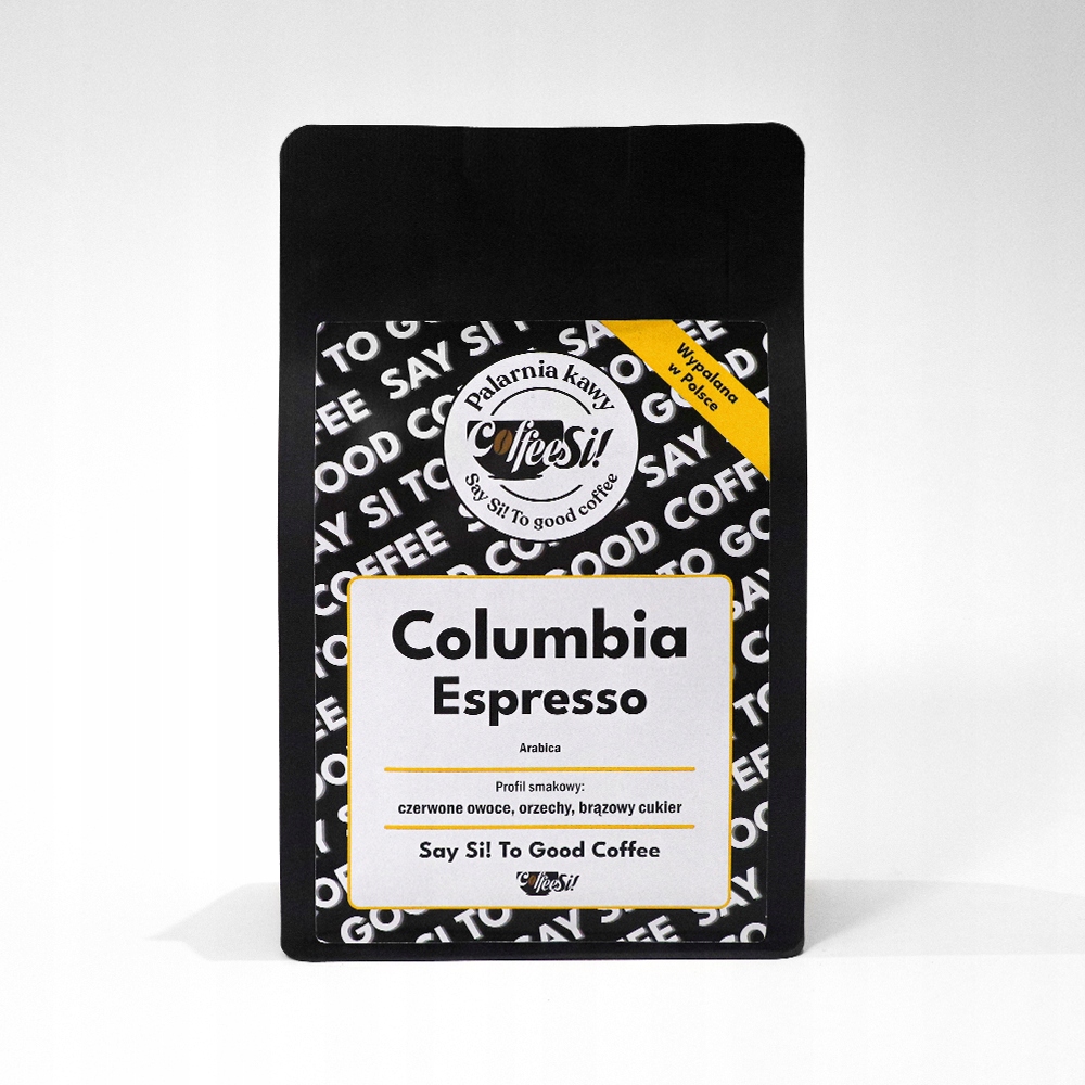 Levně Káva zrnková 1 kg Columbia 100% Arabica Čerstvě pražená pro kávovar