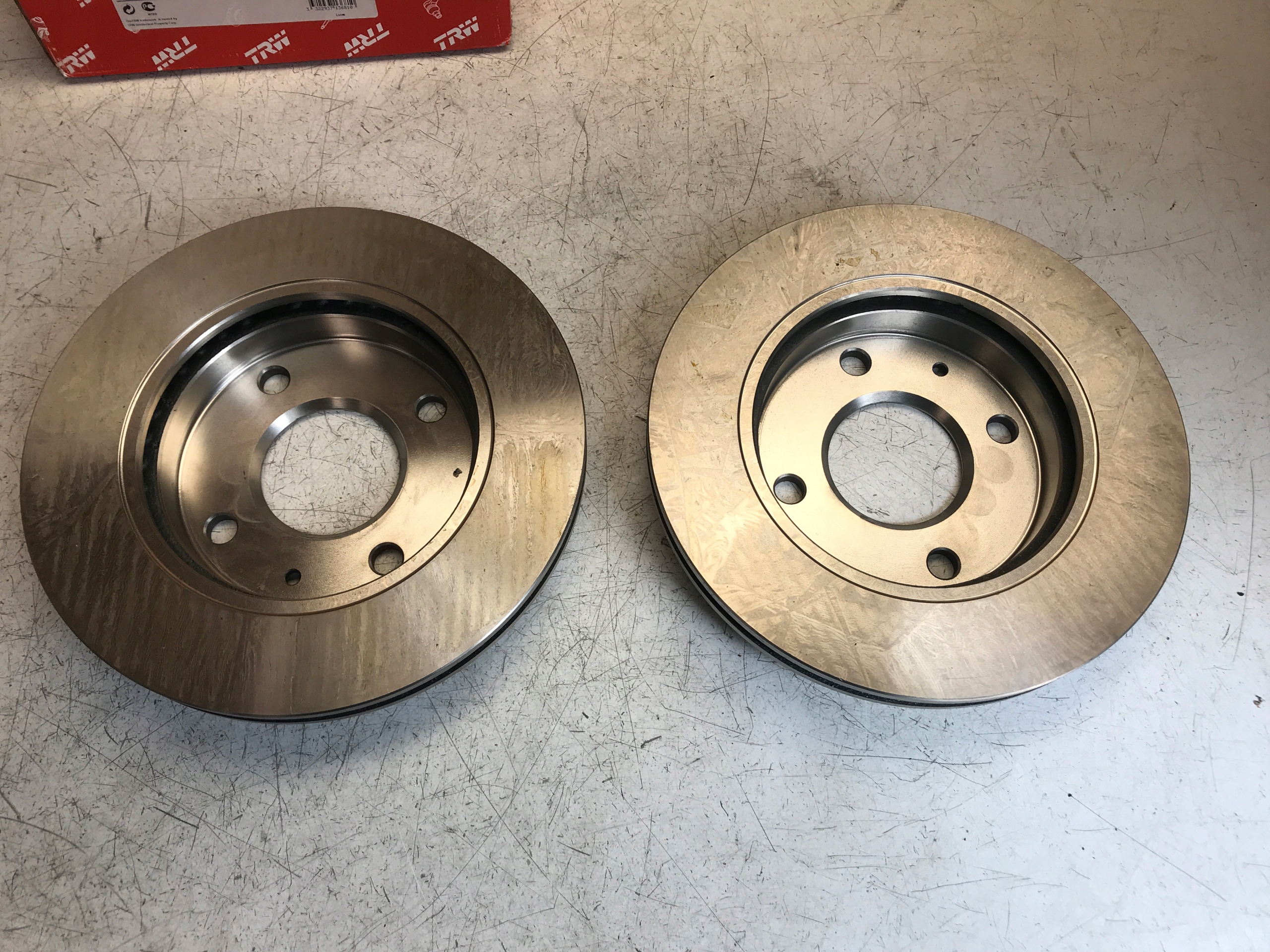 discs brake front TRW DF2753 KOMPLET 2 SZT