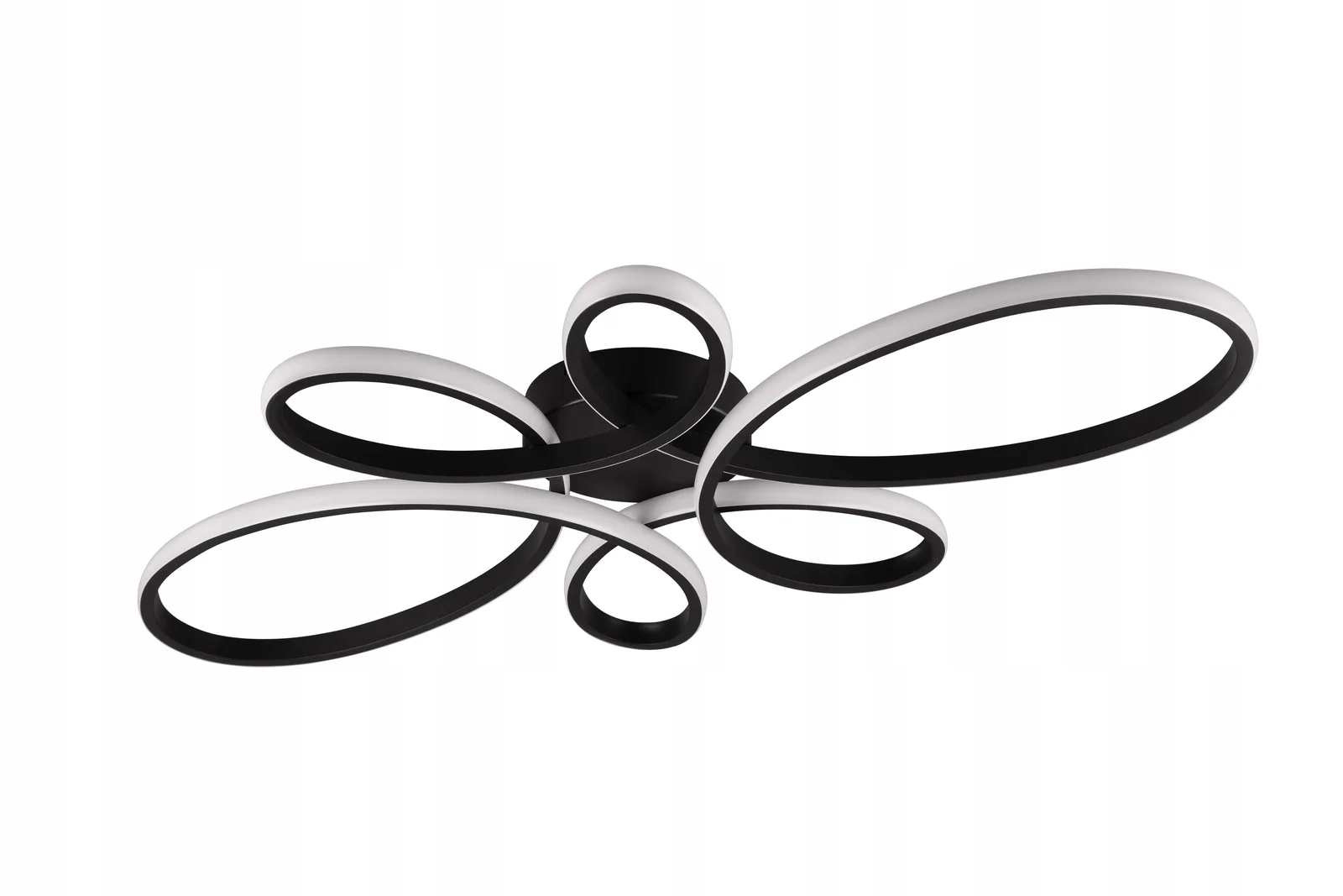 stropní svítidlo Led černá, moderní, podlouhlá, 83 cm do ložnice 3000K Trio