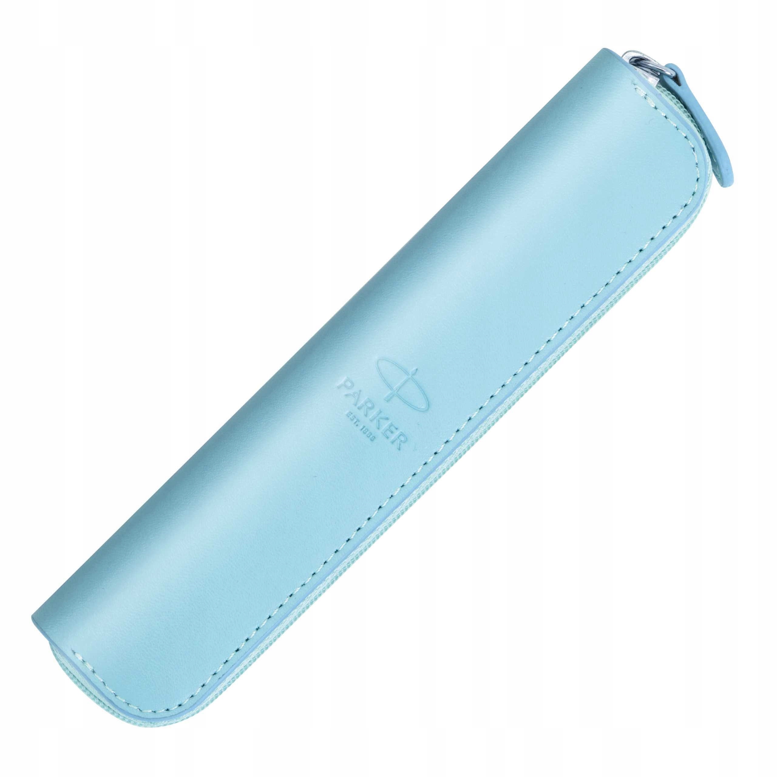 

Niebieski piórnik etui Parker Na długopis pióro