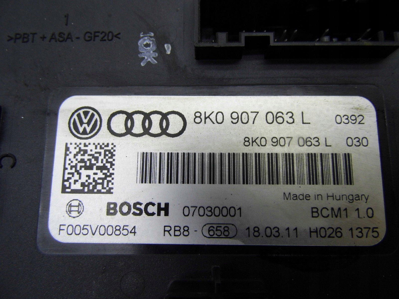module control unit KOMFORTU 8K0907063L A5 A4 B8