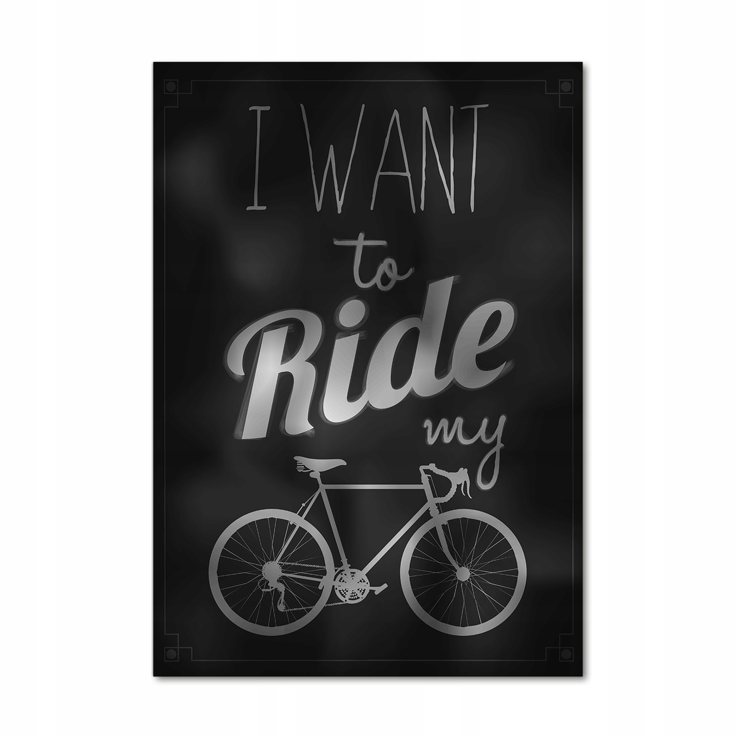 

Foto obraz szkło hartowane Want to ride 70x100 cm