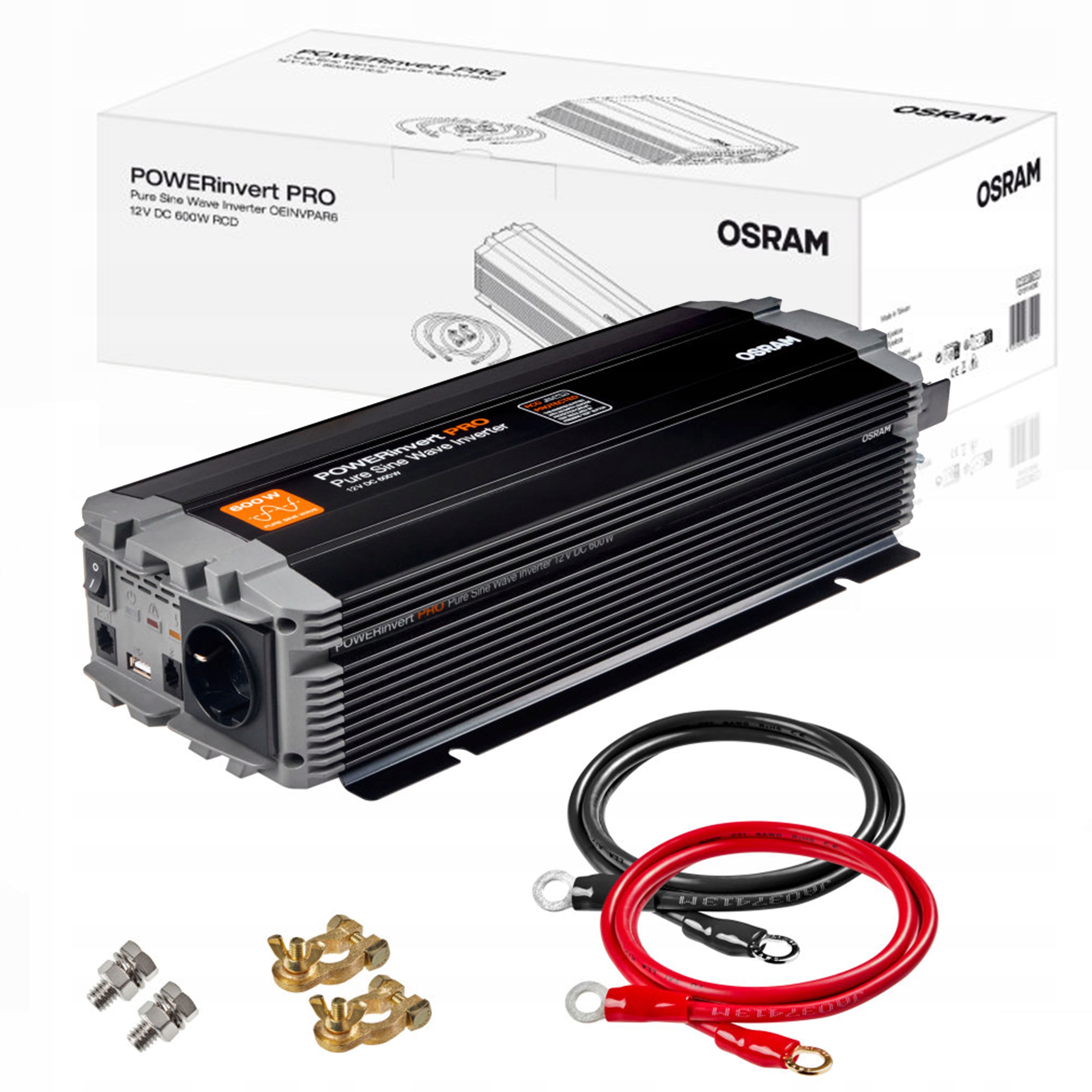 Osram Vlnový invertor s čistou sínusoidou, výkon 600 W