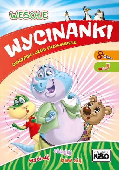 

Wesołe wycinanki. Dinozaur i jego przyjaciele Niko