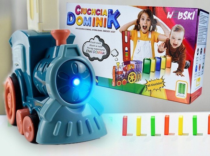 ZABAWKA DLA DZIECI CIUCHCIA NA BATERIE Z KLOCKAMI Kod producenta ZAB21CCDM_BL