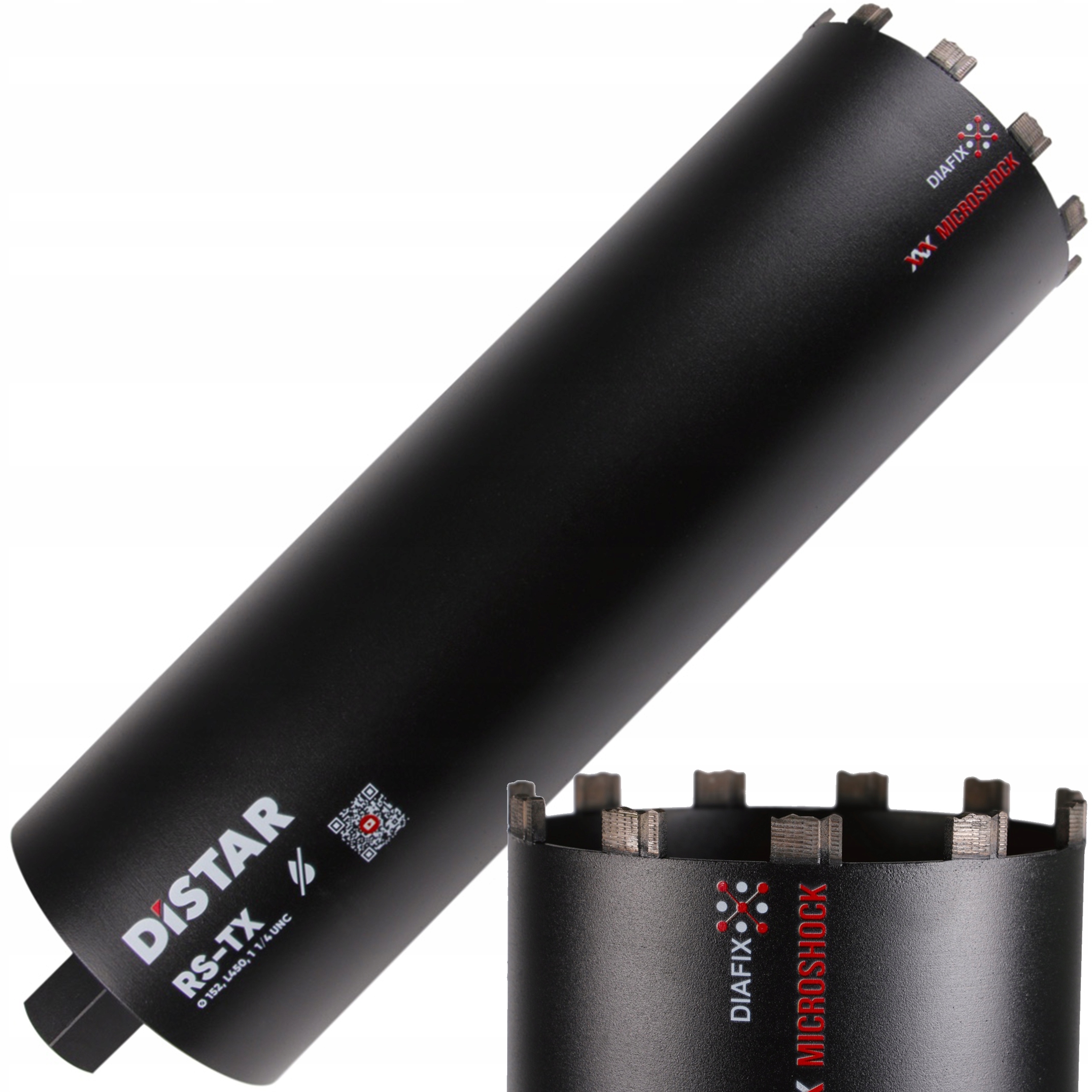 Wiertło Diamentowe Distar 152mm Rs-tx 1 1/4 Unc Beton Zbrojony Sucho