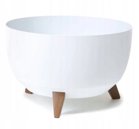 

Doniczka Donica Na Nóżkach misa Roma 24cm biała