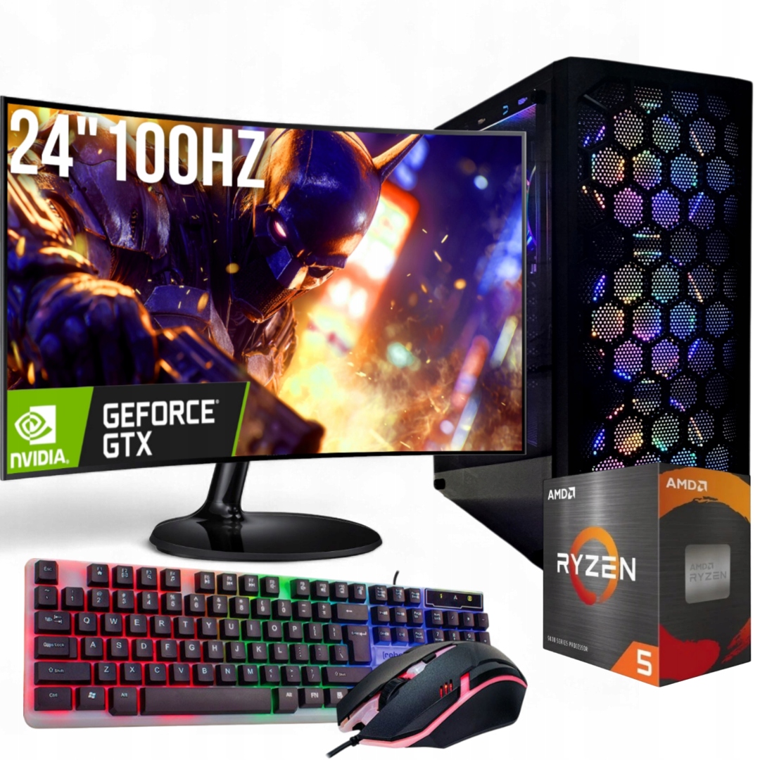 Herní Pc Ryzen 5 5500 Gtx 1660 6GB 16GB 512GB Ssd Wi-Fi WIN11