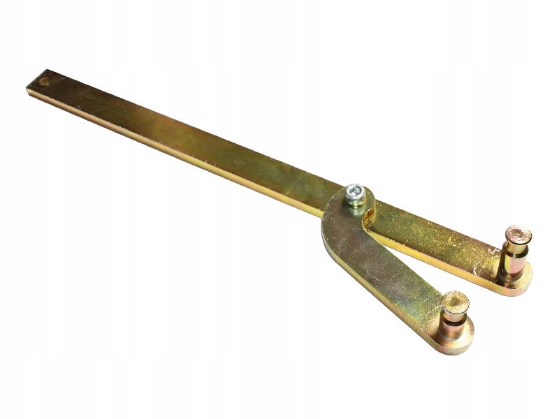 Klíč s pohyblivým ramenem pro blokování rozvodových kol