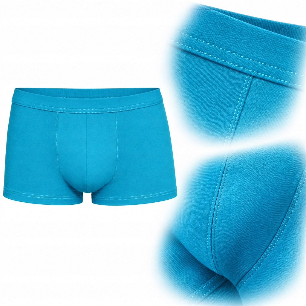 Pánské měkké boxerky z bavlny Henderson State 22052 modré XL Anrr