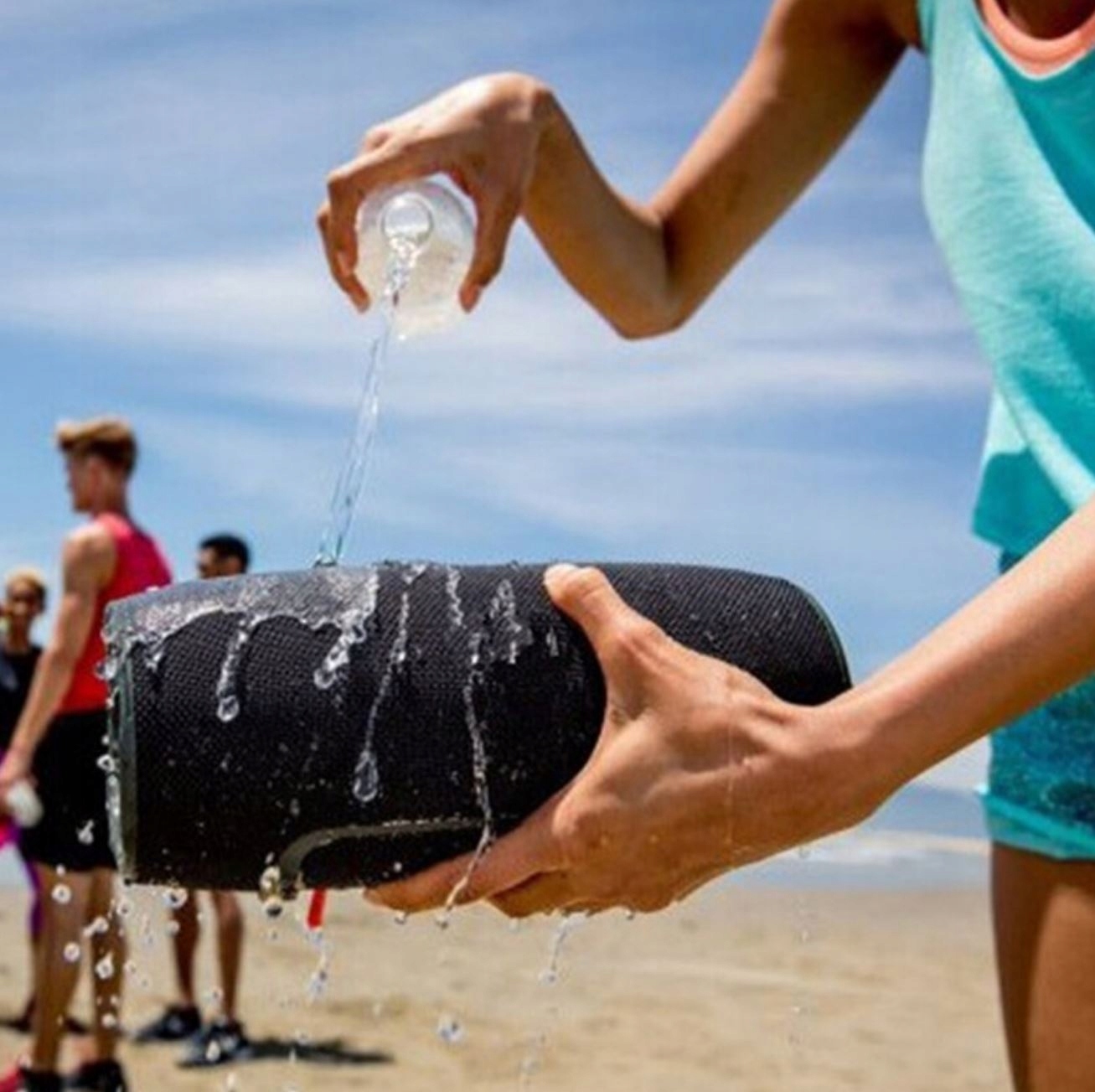 BEZPRZEWODOWY GŁOŚNIK BLUETOOTH BASS BOOMBOX RADIO Szerokość produktu 22 cm