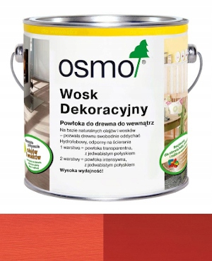 

Osmo 3104 Wosk dekoracyjny,olej 0,125L Czerwony