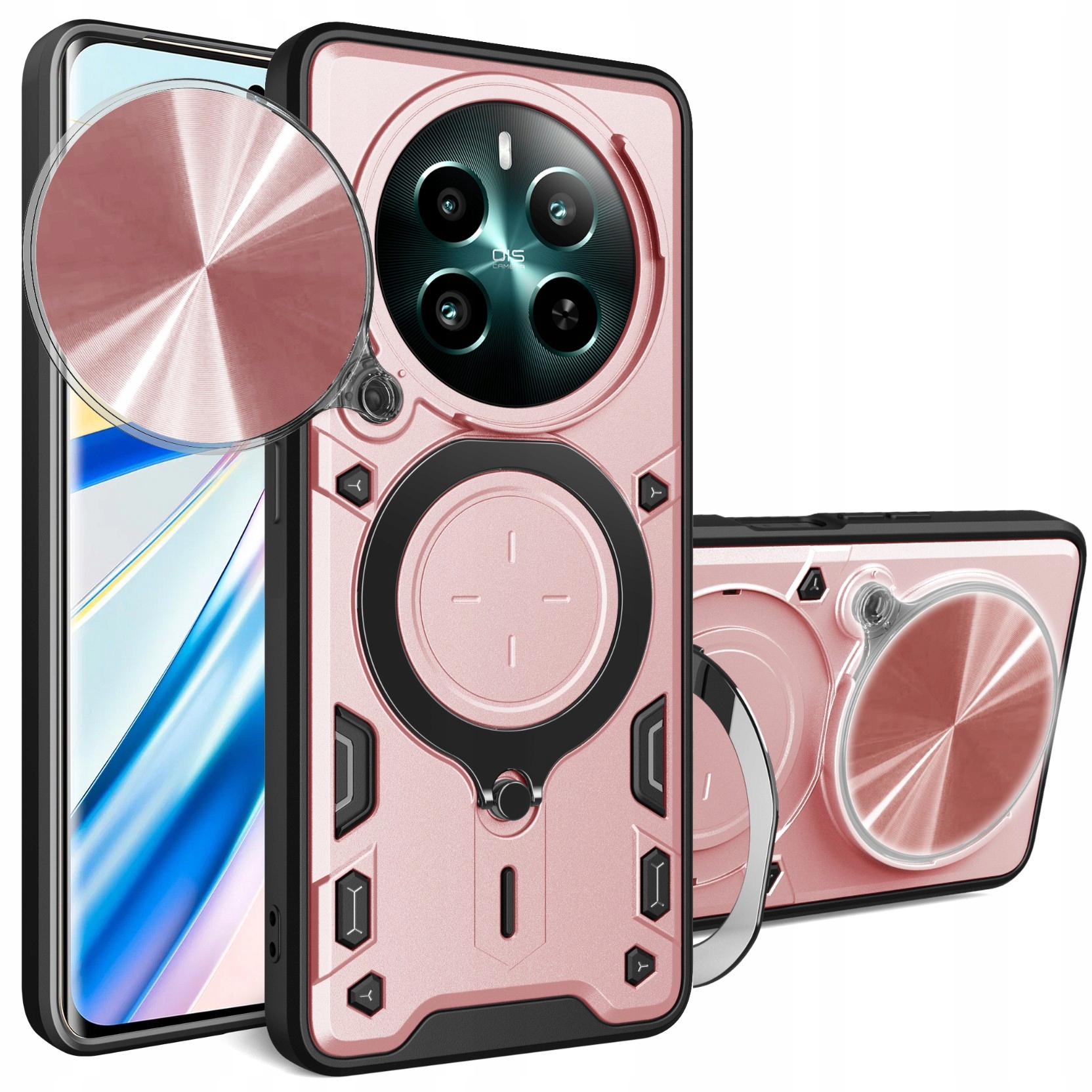 Etui Pancerne Case Cover Obudowa Ring do Realme 12 Pro 5G 12 Pro Plus 5G