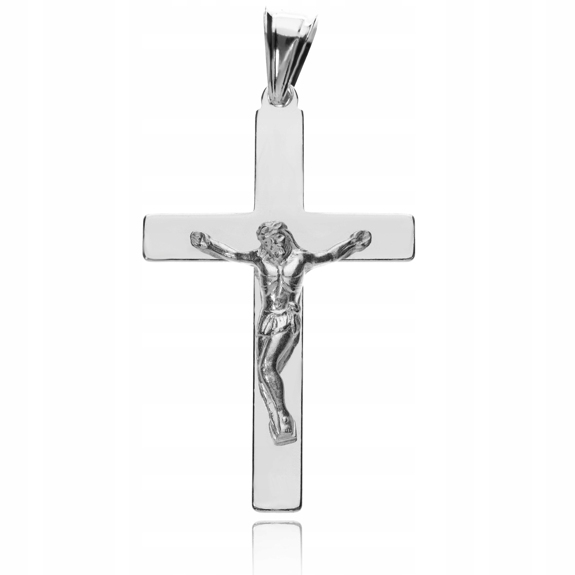 Stříbrný Klasický Křížek S Pánem Ježíškem Přívěsek
