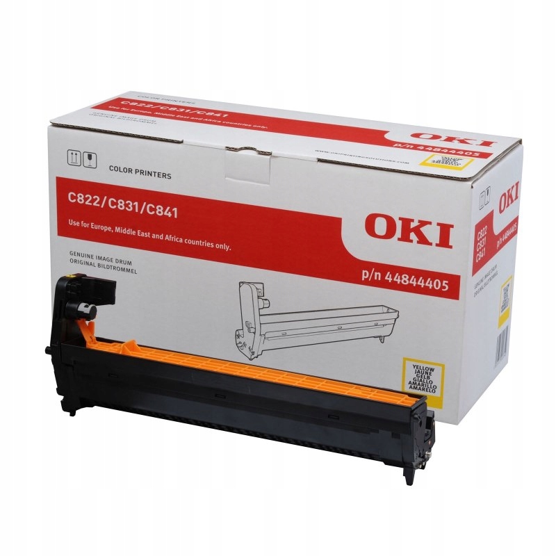 Oki originál obrazový válec pro žlutý toner do C822/831/841 (až 30 000 strá