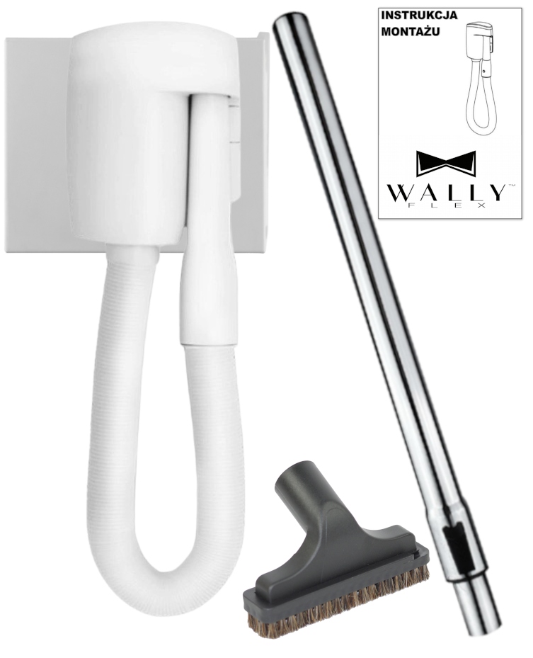 WallyFlex biely s príslušenstvom a stojanom