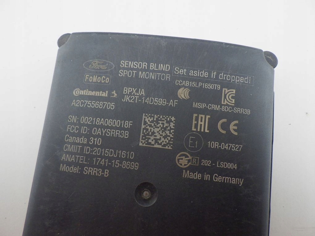 FORD TRANSIT MK8 CUSTOM sensor toter winkel winkel radar