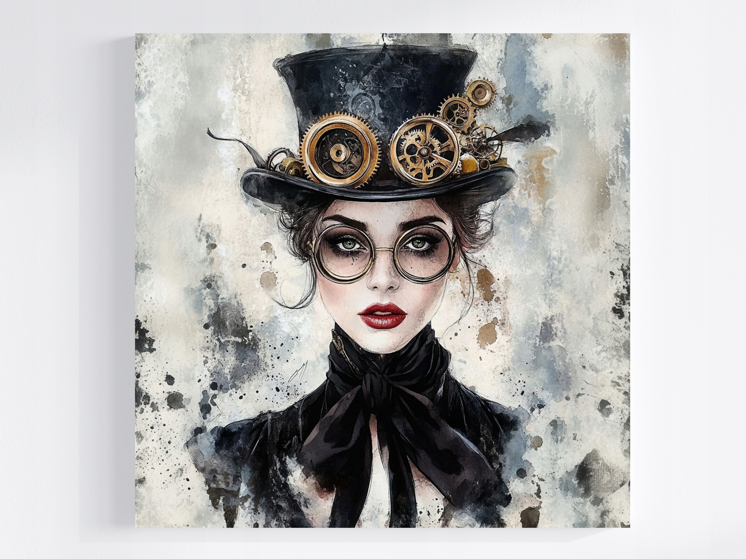Obraz Na Plátně Canvas Žena Dívka Industrial Steampunk 80x80