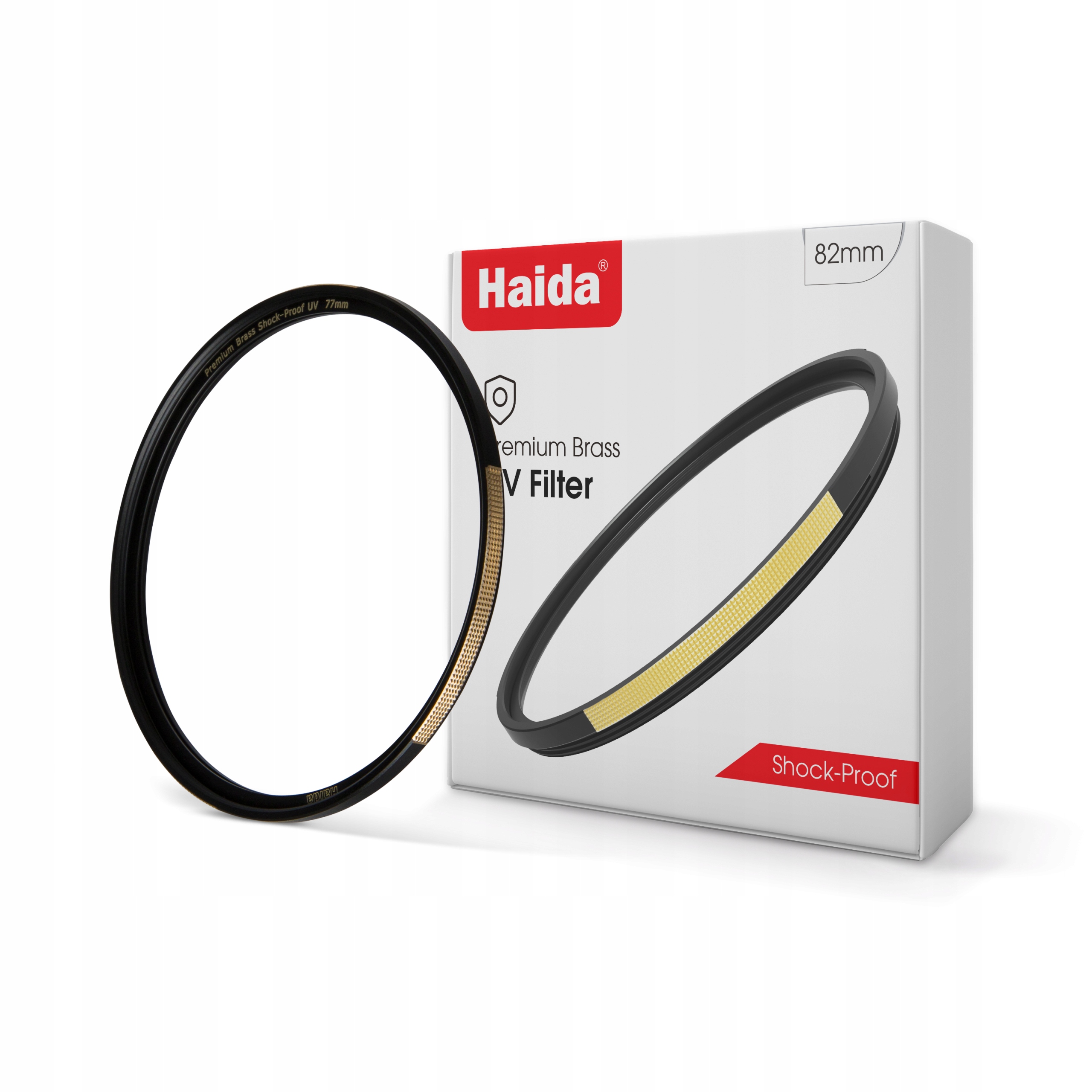 Uv filtr Haida Premium Brass Shock-Proof 58mm
