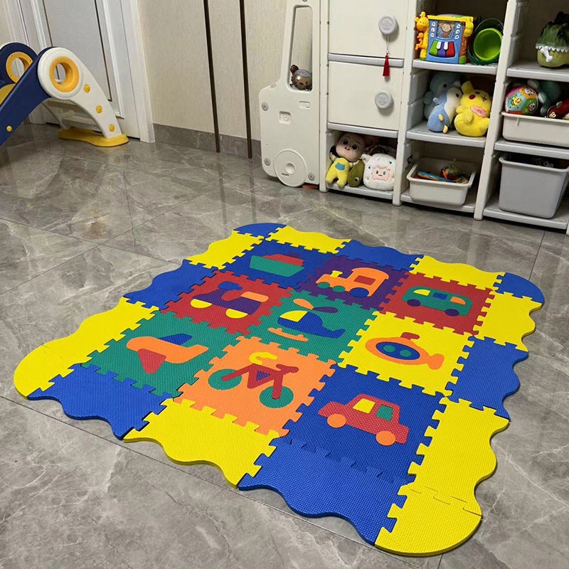 Puzzle piankowe, kojec, kolorowa mata piankowa dla dzieci Kod producenta Multishoper No. 13