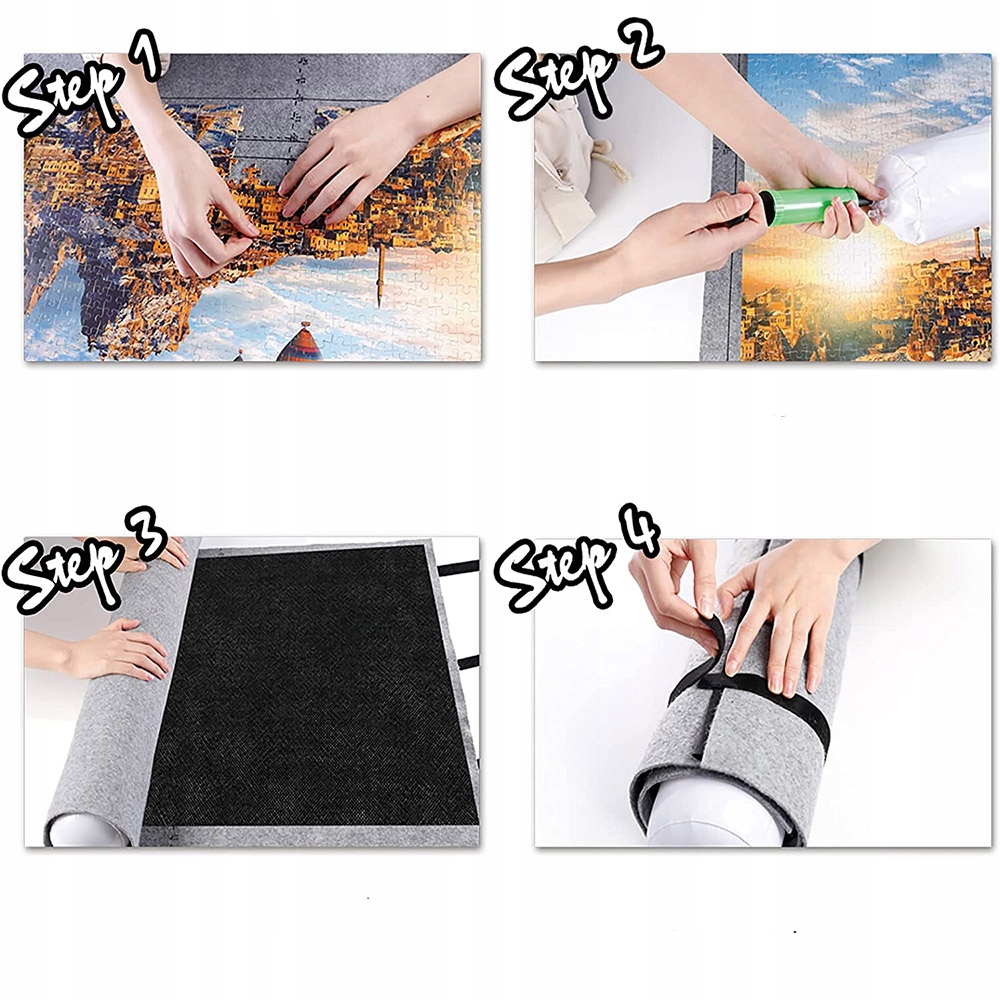 Mata do układania puzzli 500 - 1500 elementów (Zestaw) Wiek dziecka 3 lata +