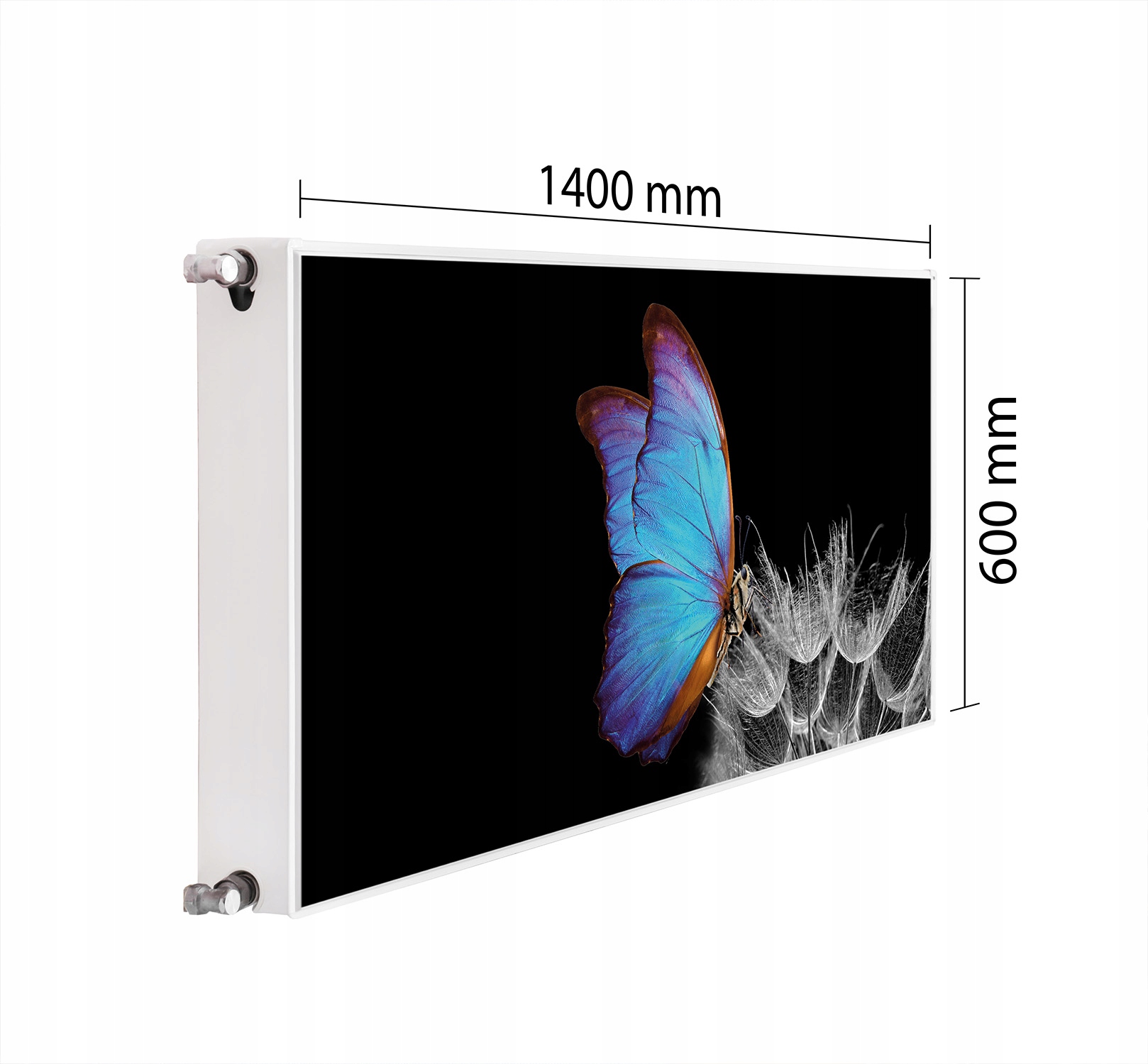 Magnetická Maska Na Radiátor 140x60 Motýl Podložka Magnet
